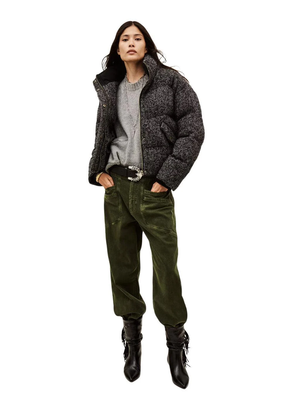 COAT HIDI - Anthracite - Image 2