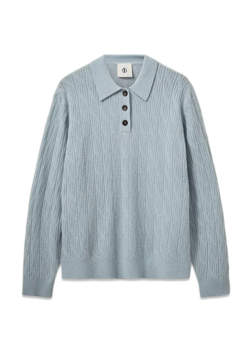 Como Cable Polo - Light Blue