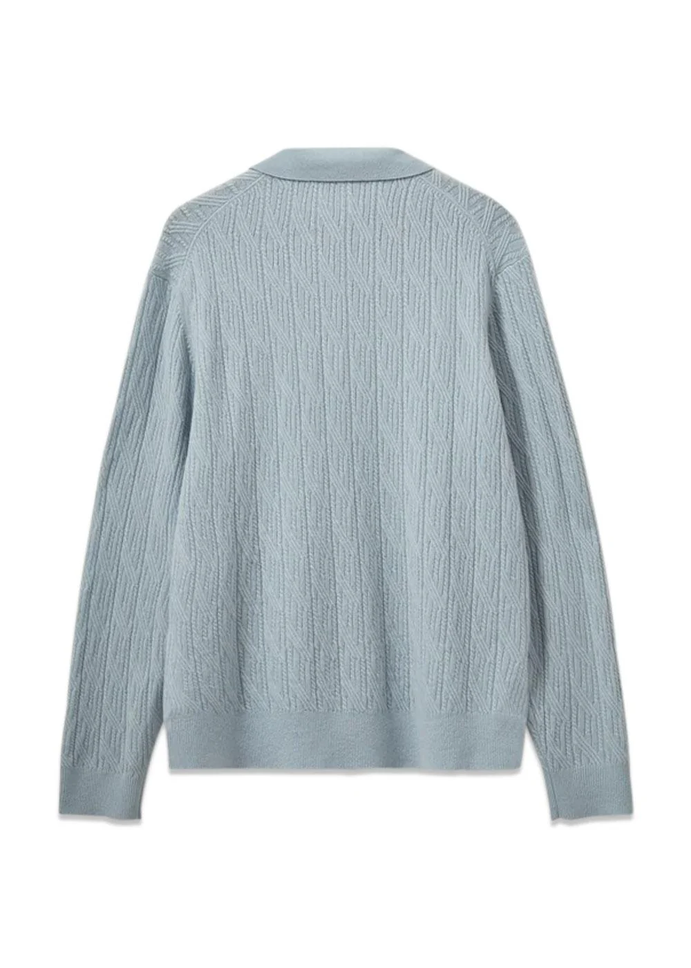 Como Cable Polo - Light Blue - Image 2