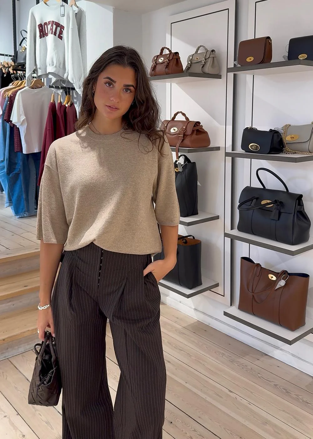 Como Oversized Tee - Camel - Image 4
