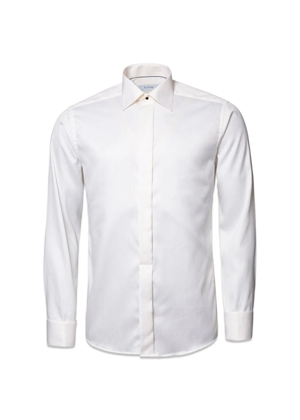 Contemporary-Tuxedo Shirt - Creme