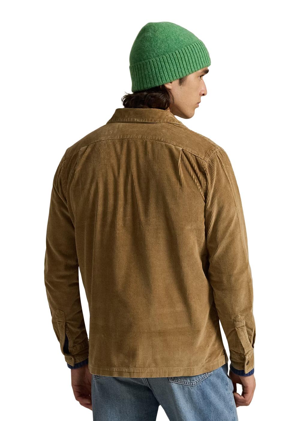 Corduroy Sport Shirt - Golden Brown - Image 3