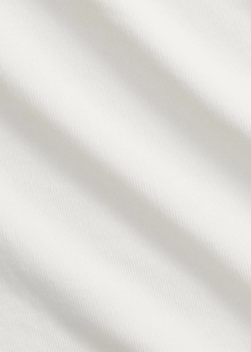 Custom Fit Corduroy Shirt - Cream - Image 4