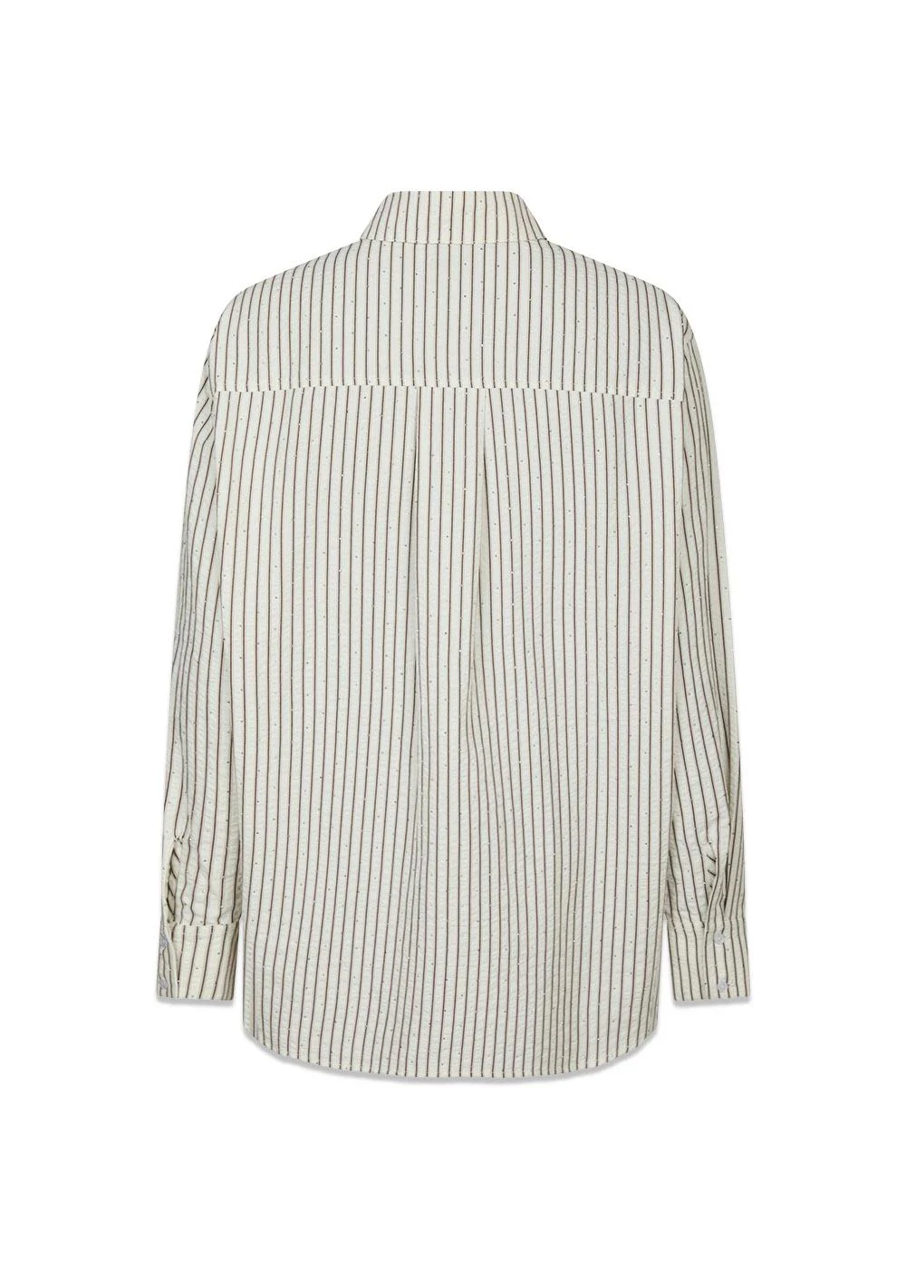 Dalma Crepe Stone Shirt - Brown - Image 3