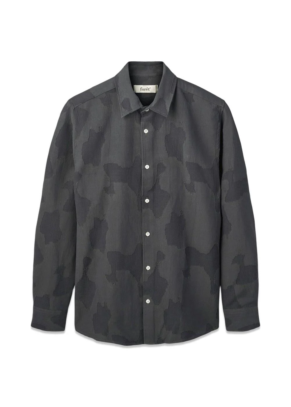 DAWN JACQUARD SHIRT - Dark Grey