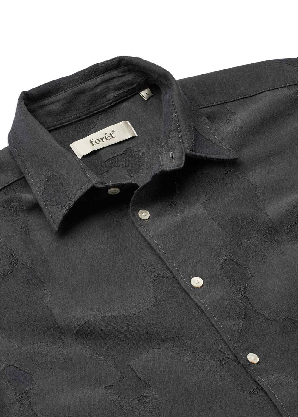 DAWN JACQUARD SHIRT - Dark Grey - Image 3