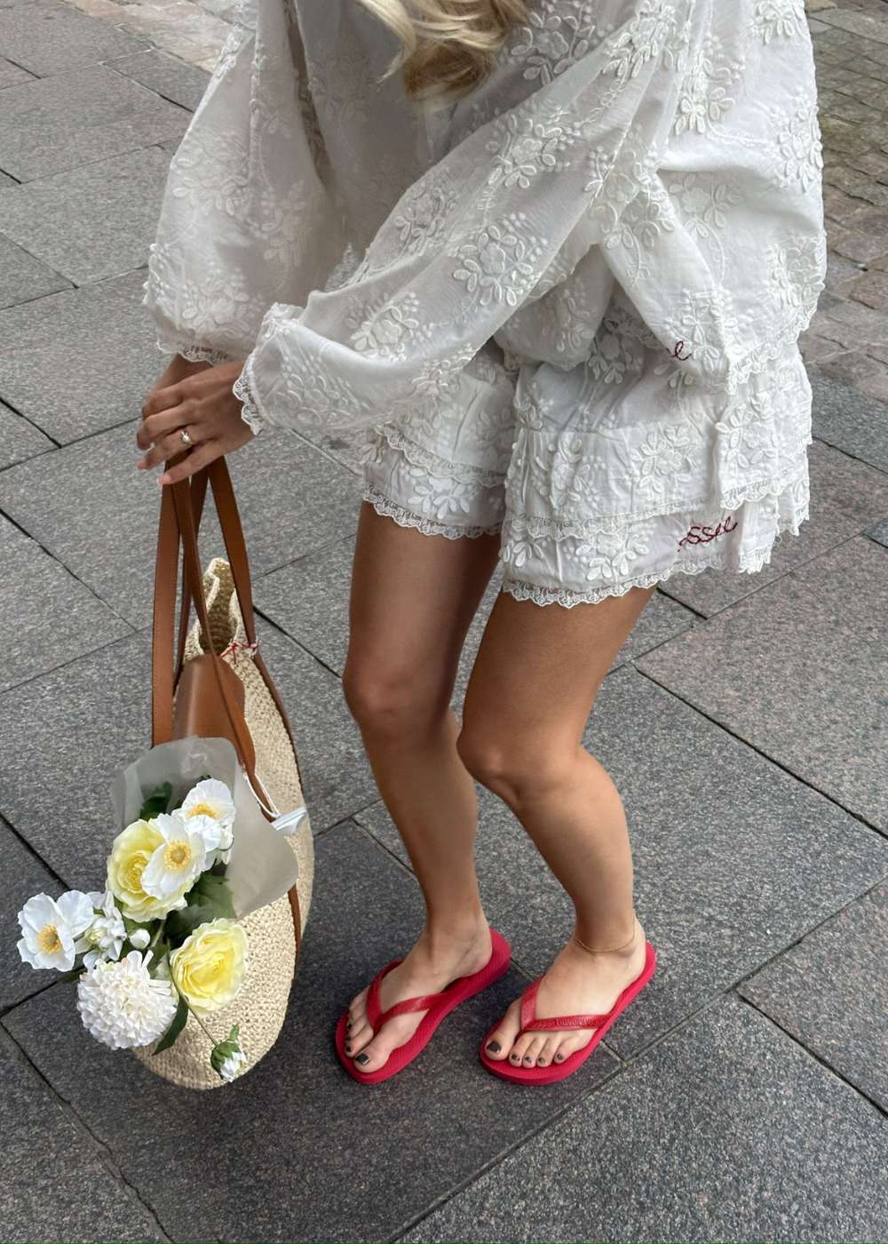 Delphine Shorts - Off White - Image 6