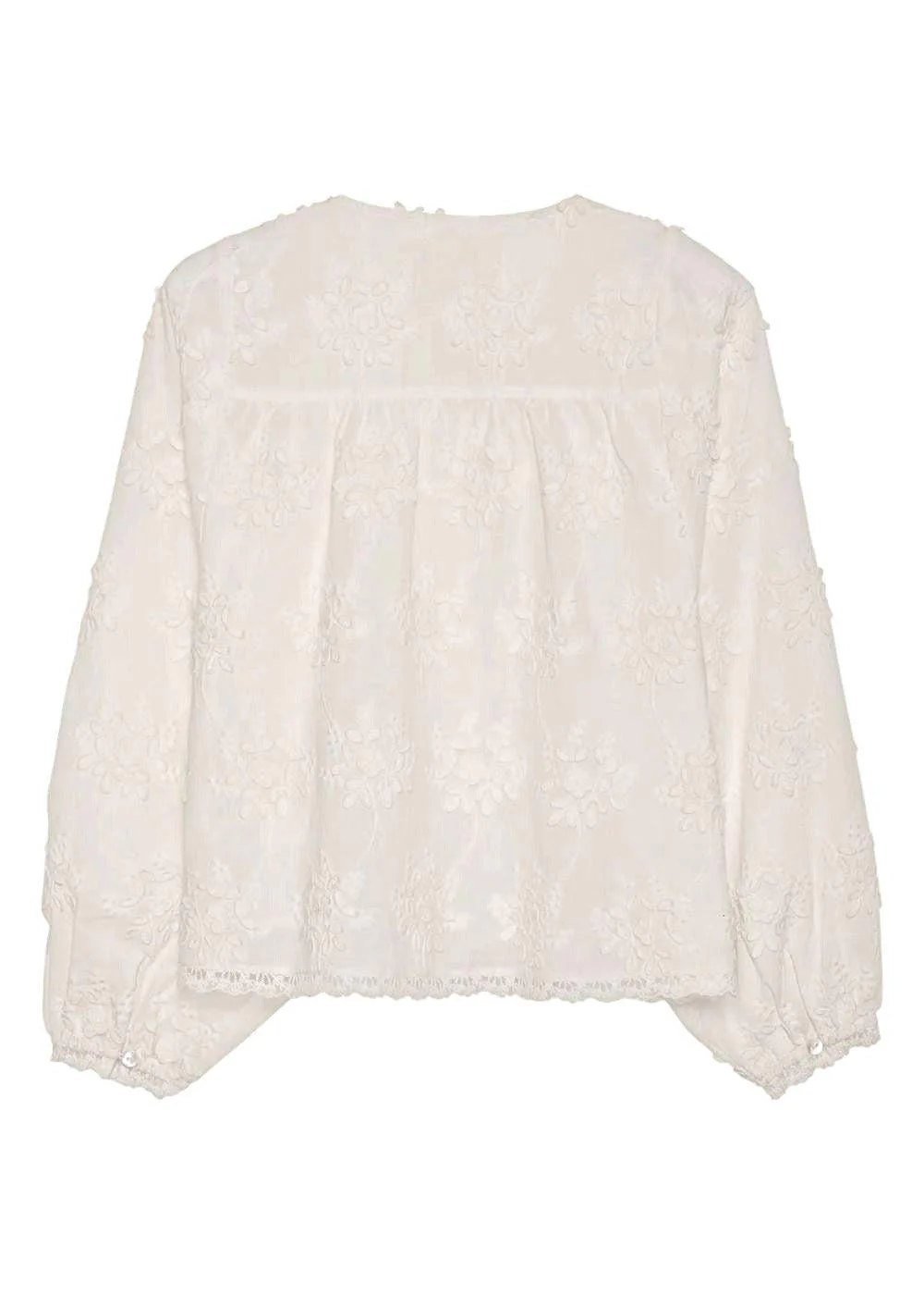 Delphine Top - Off White - Image 4