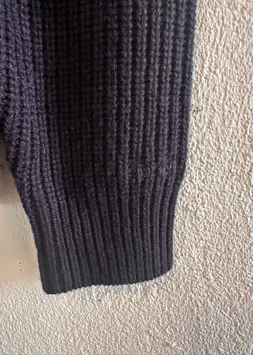 DELTA WOOL ZIP KNIT - Navy - Image 4