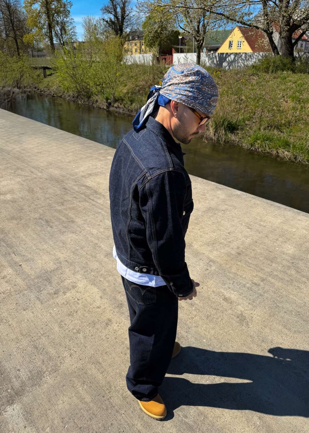 Denim Jacket - Rinsed Blue - Image 5
