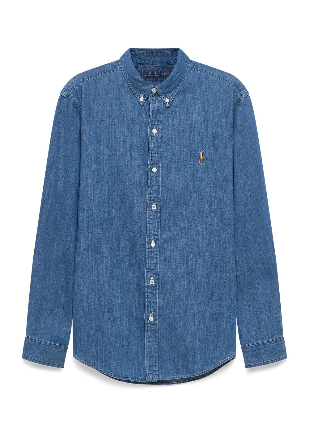 Denim Slim Fit Shirt - Denim