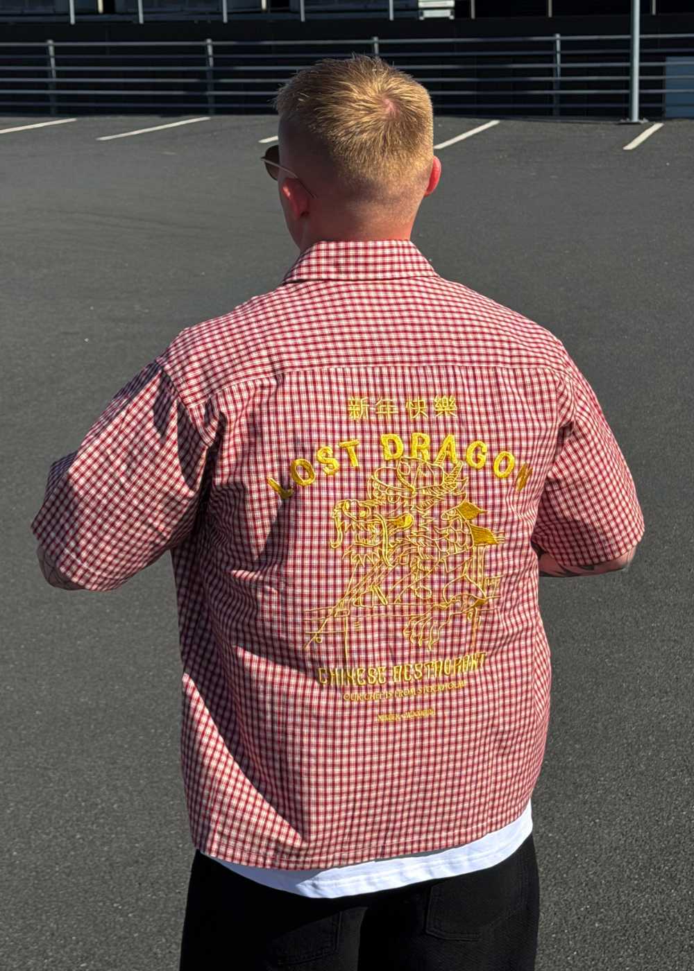 Dragon Shirt NIKBEN - Red-White - Image 2