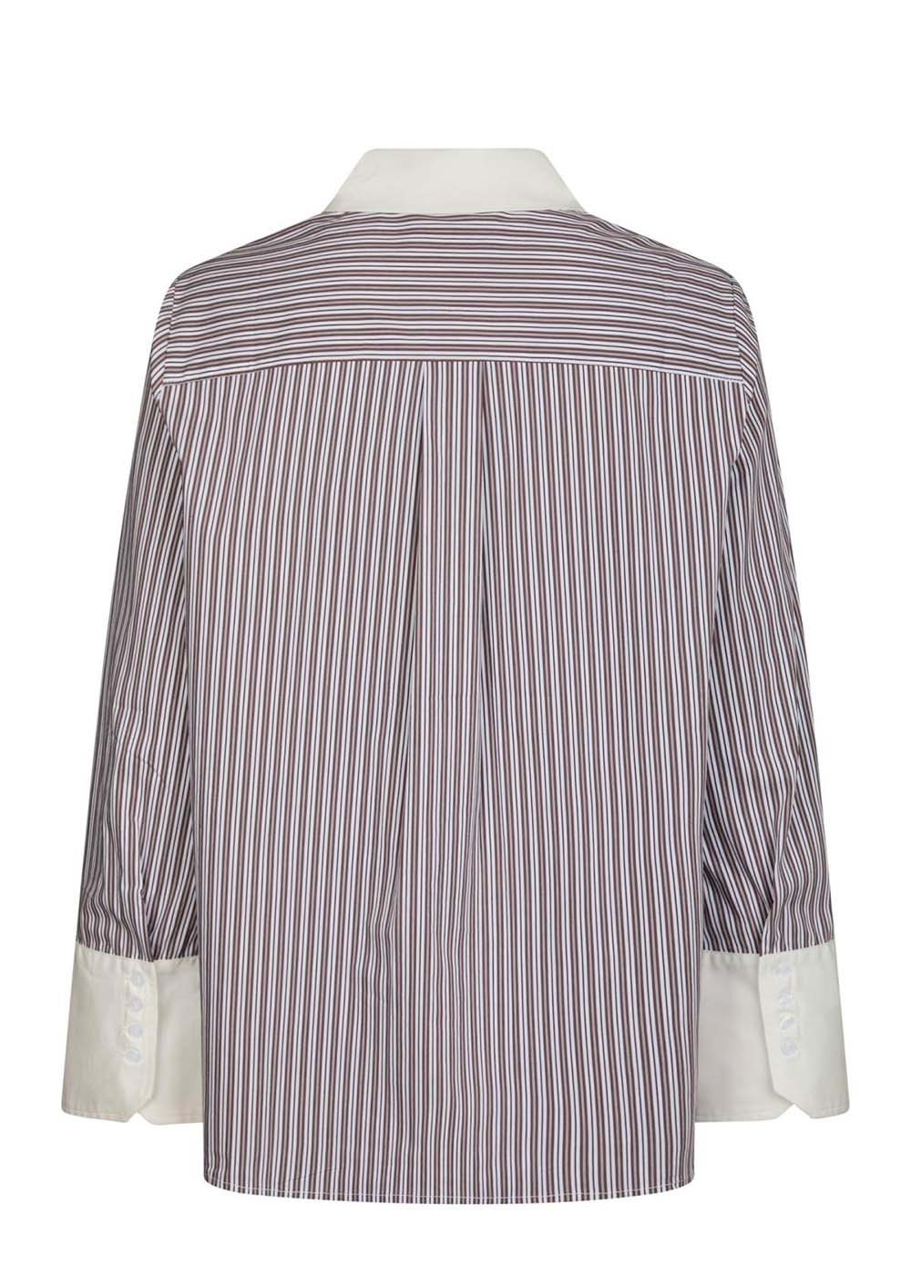 Dranila Stripe Shirt - Brown - Image 2