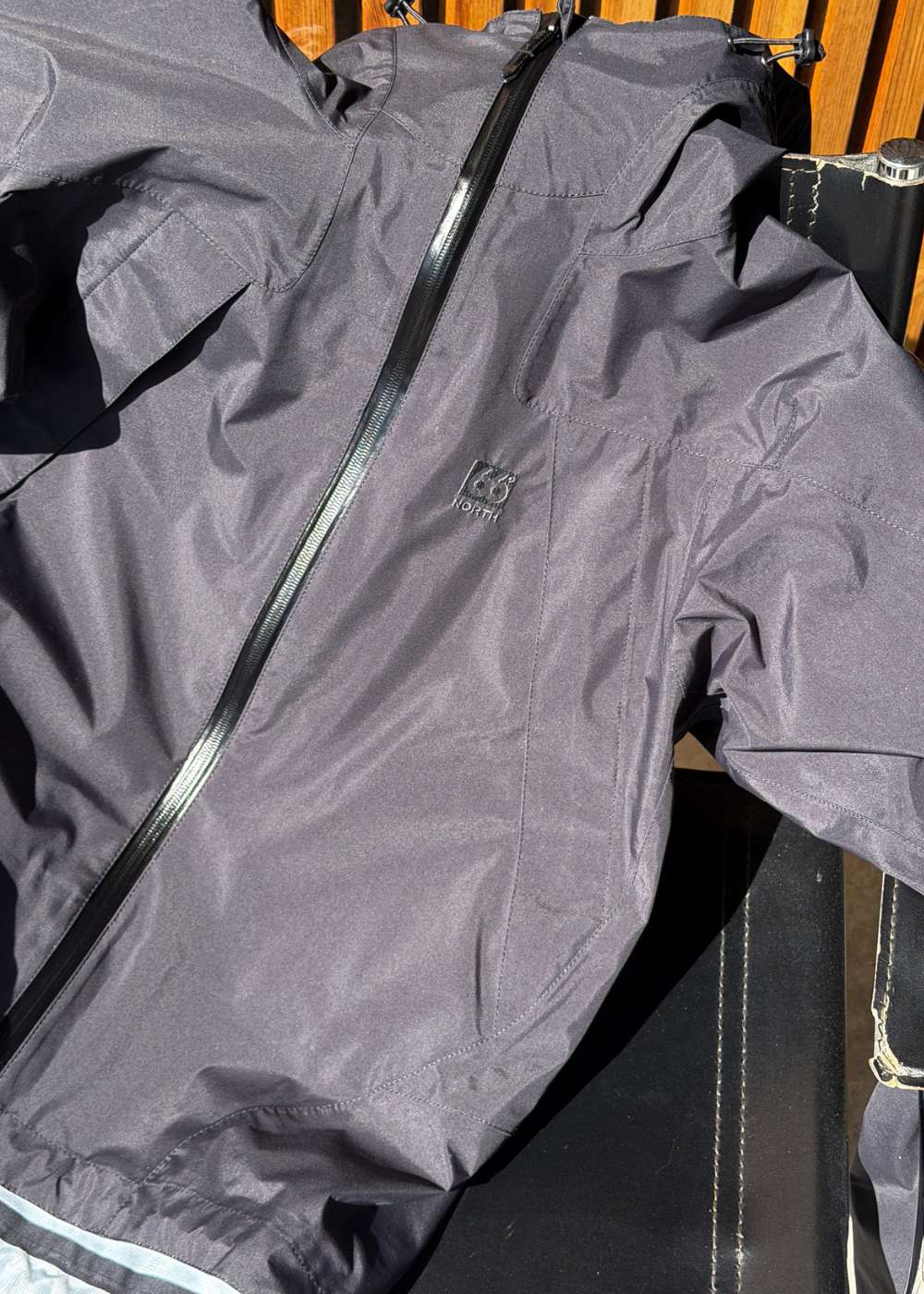 Dyngja Shell Jacket - Black - Image 3