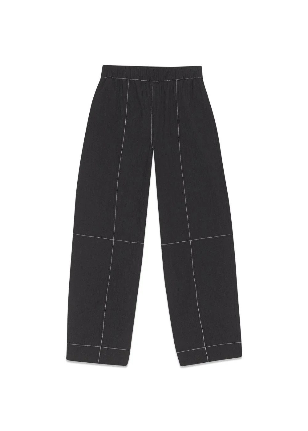 Elasticated Curve Pants - Black