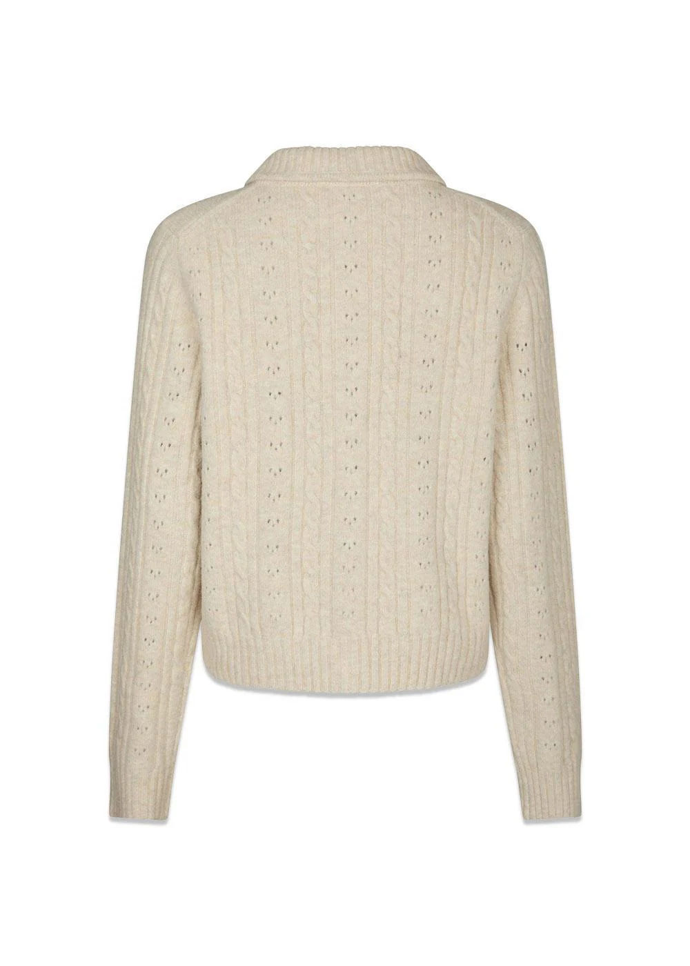 Emelie Knit Cardigan - Ivory - Image 2