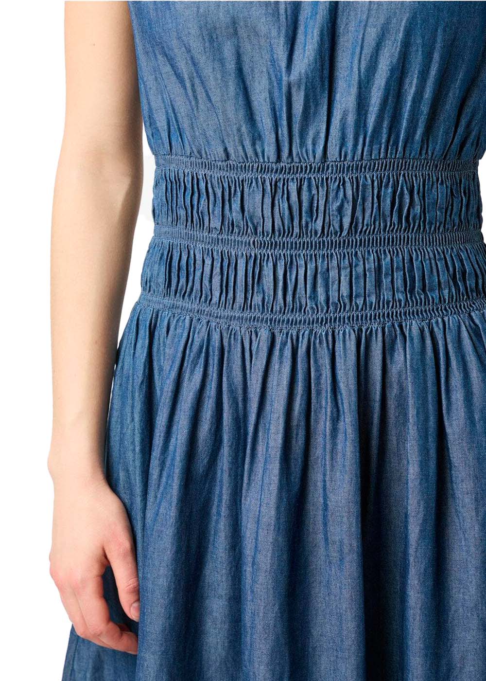 Esmy Denim Dress - Blue - Image 3
