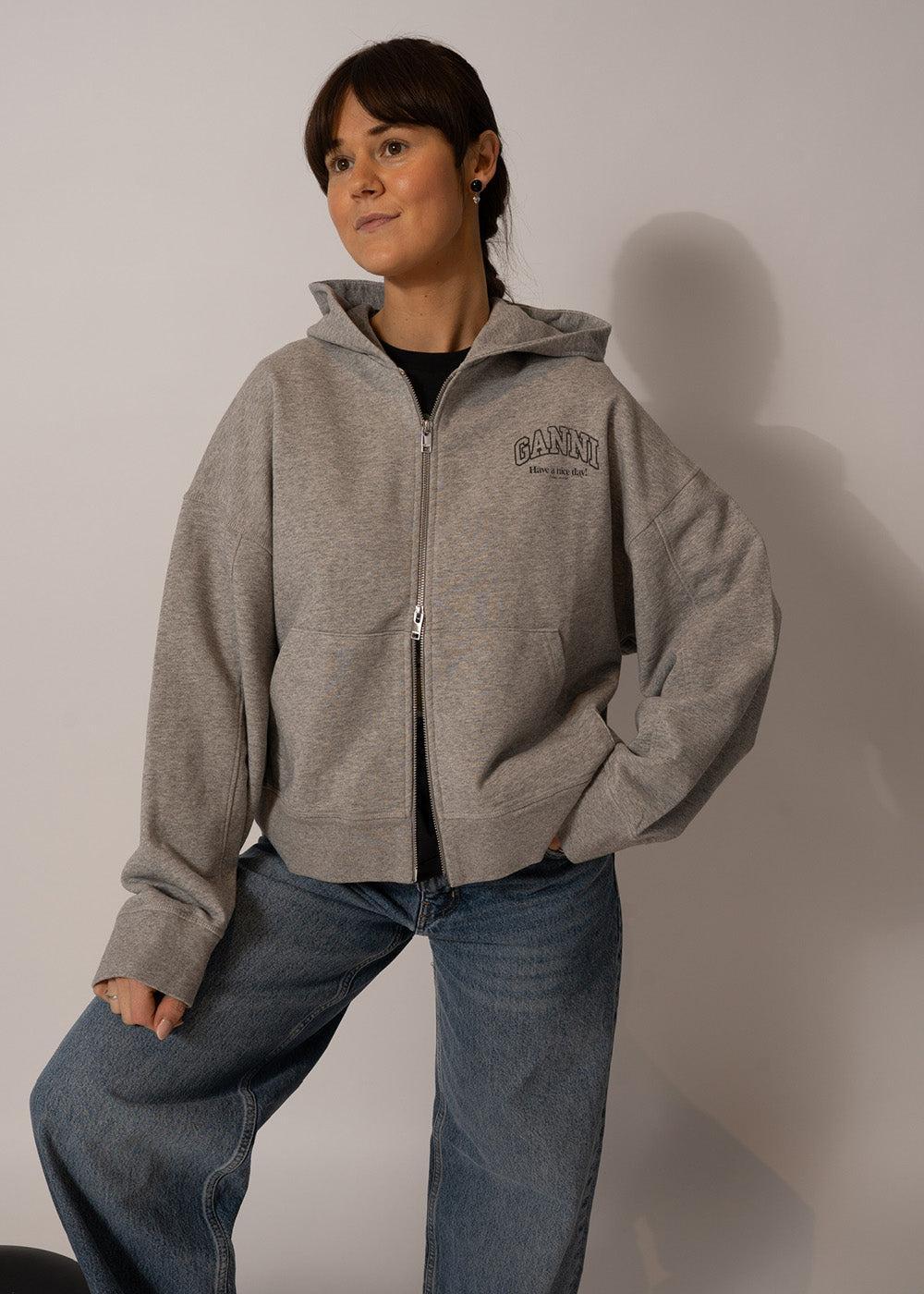 Essential Isoli Zip Hoodie - Paloma - Image 2