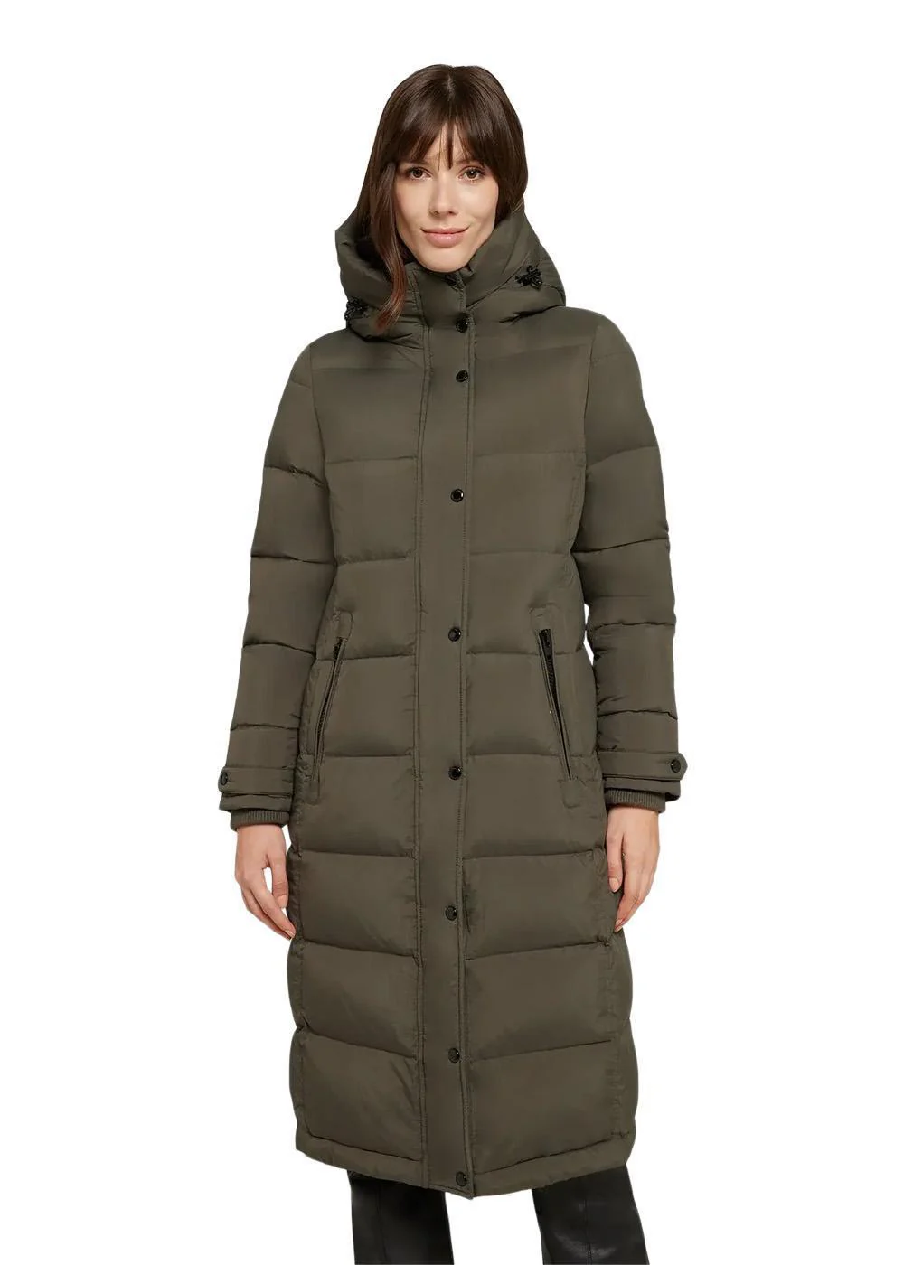 Falcon Coat - Dark Moss - Image 3