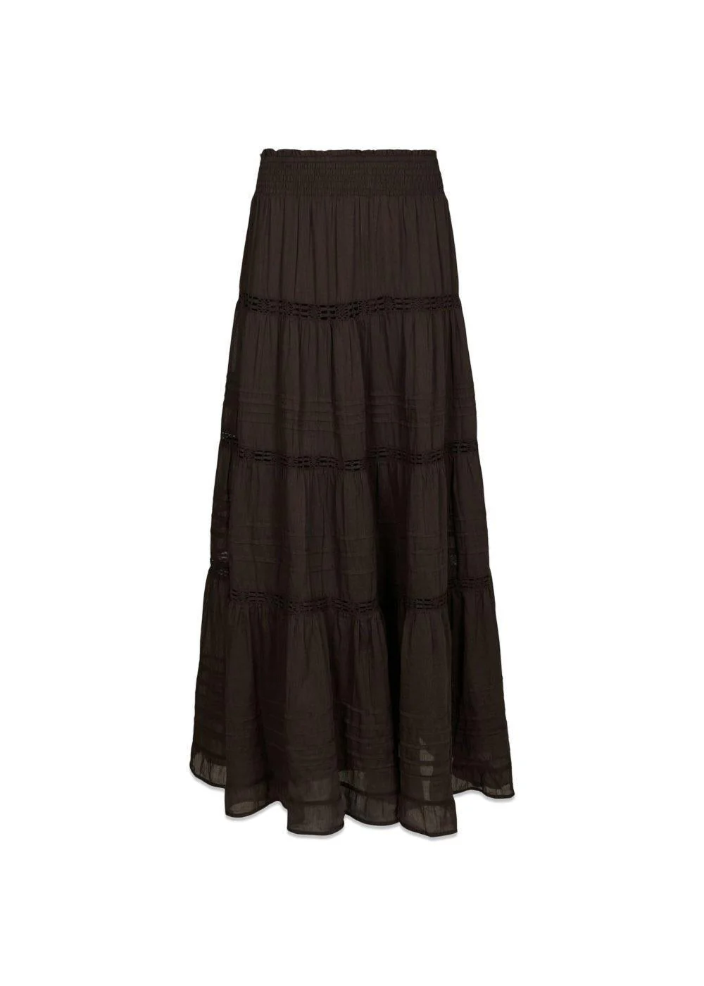 Felicia S Voile Skirt - Dark Brown