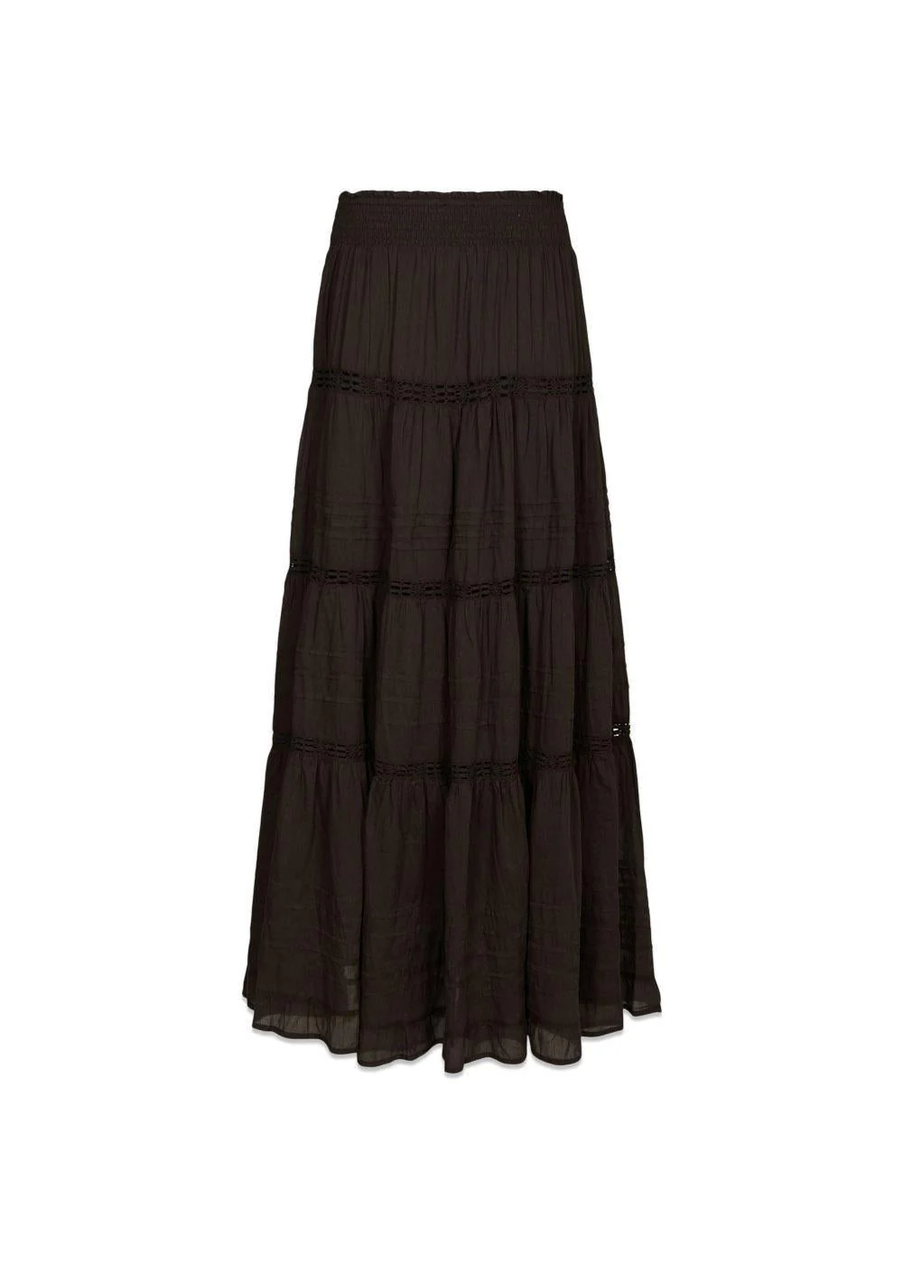Felicia S Voile Skirt - Dark Brown - Image 2