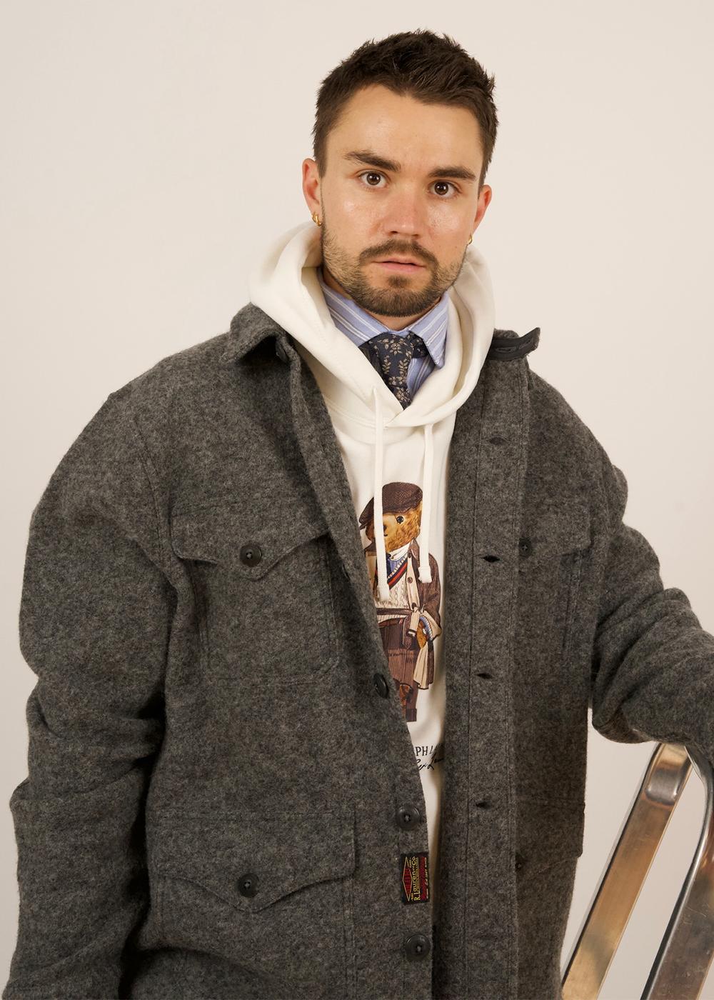Felted Wool-Blend Thicket Jacket - Grey - Image 4