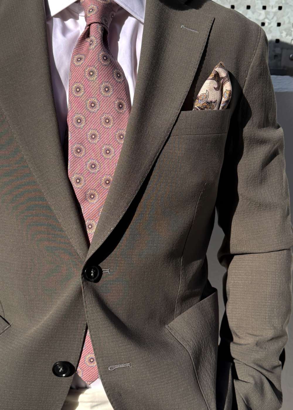 Ferry Patch Soft Blazer - Army Green - Image 3