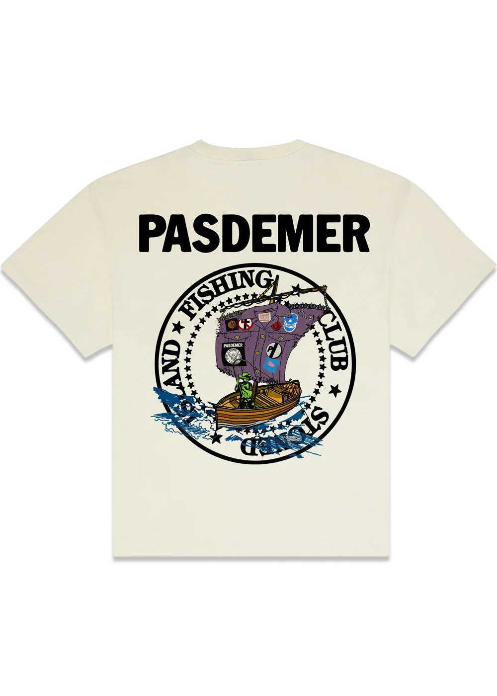 FISHING CLUB TEE - Cream - Image 2