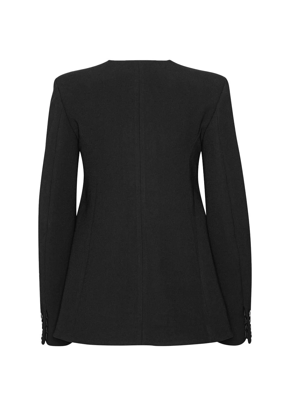 FLARED TAILORED JACKET - Black - Image 2