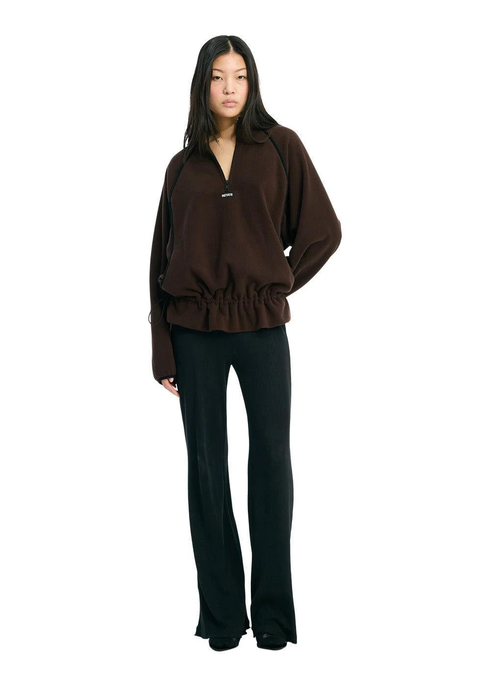 Fleece Half Zip Jacket - Molé - Image 4