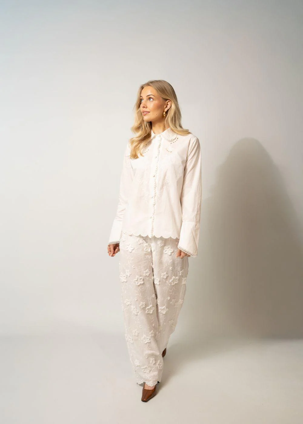 Fleur Pants - Cream - Image 7