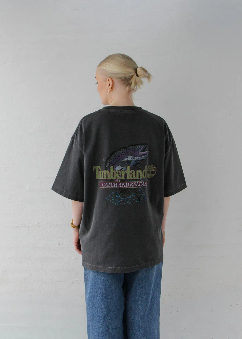 Fly Fishing Graphic Tee BLACK - Black - Image 2