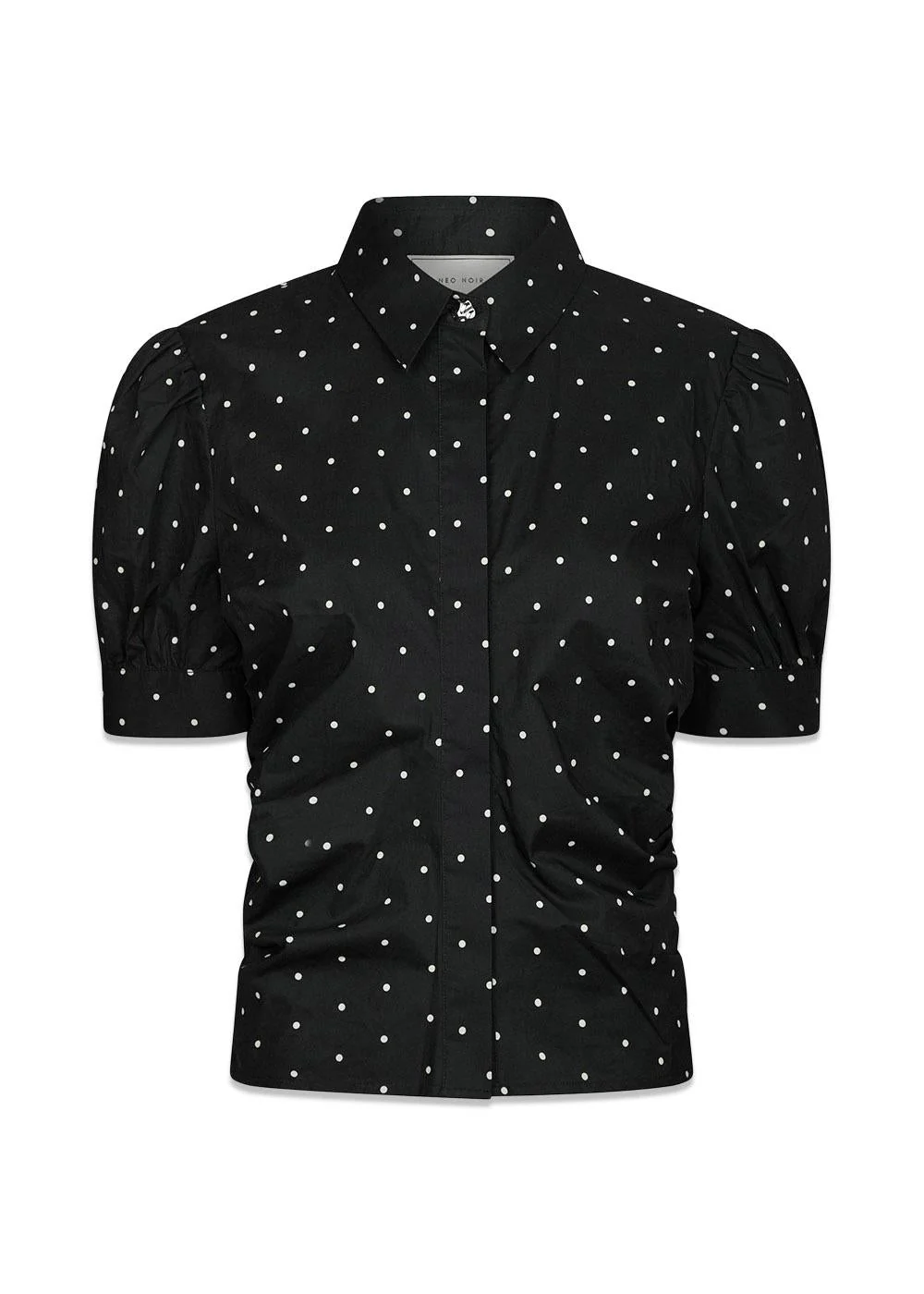 Frannie Dot Shirt - Black