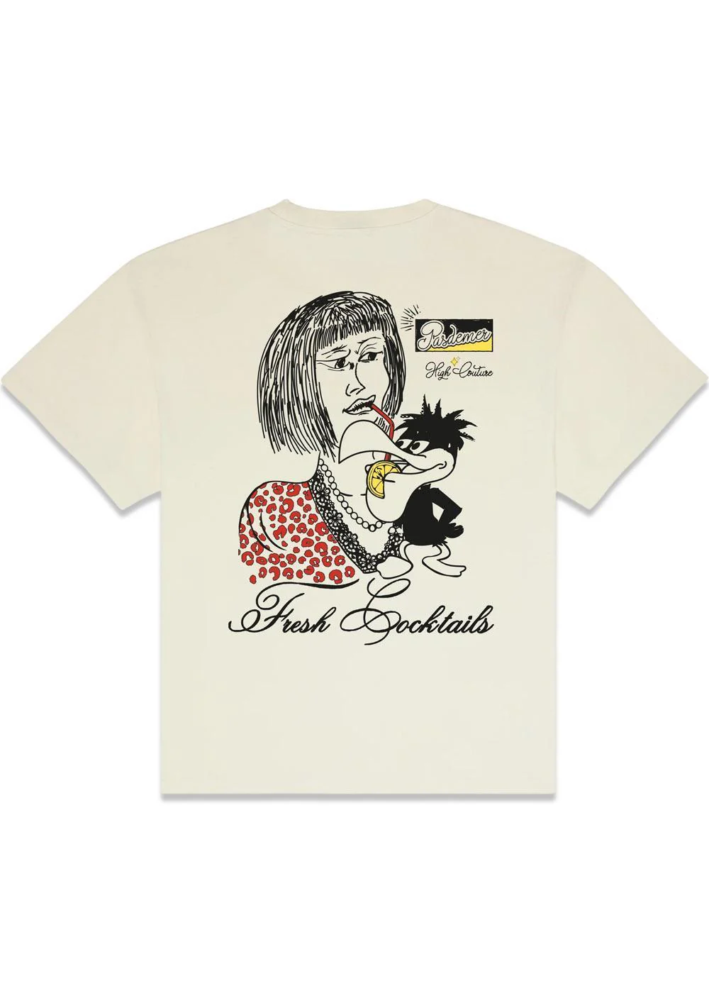FRESH COCKTAILS TEE - Cream - Image 2