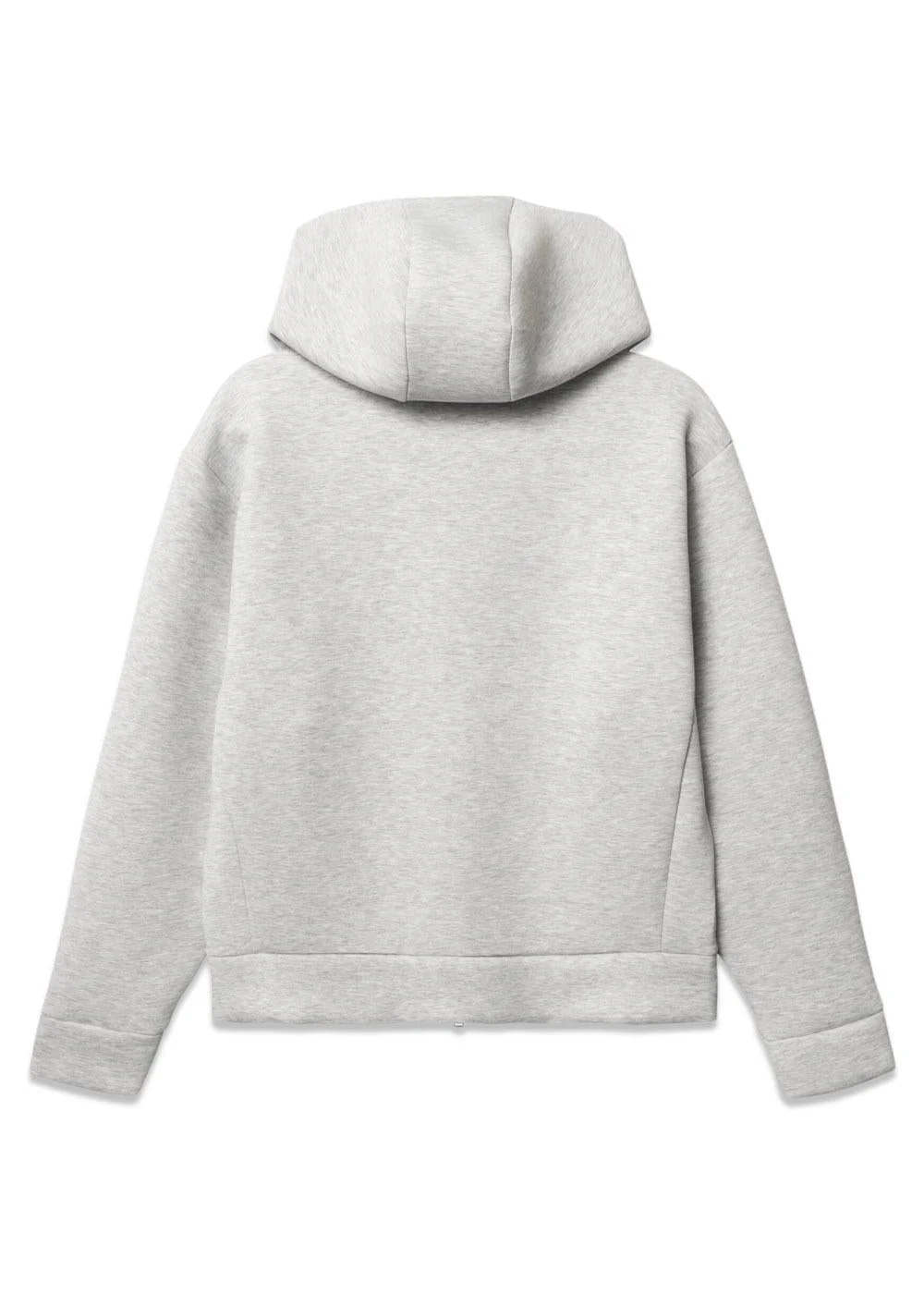 Fuji Scuba Zip Hoodie - Light Grey Melange - Image 4