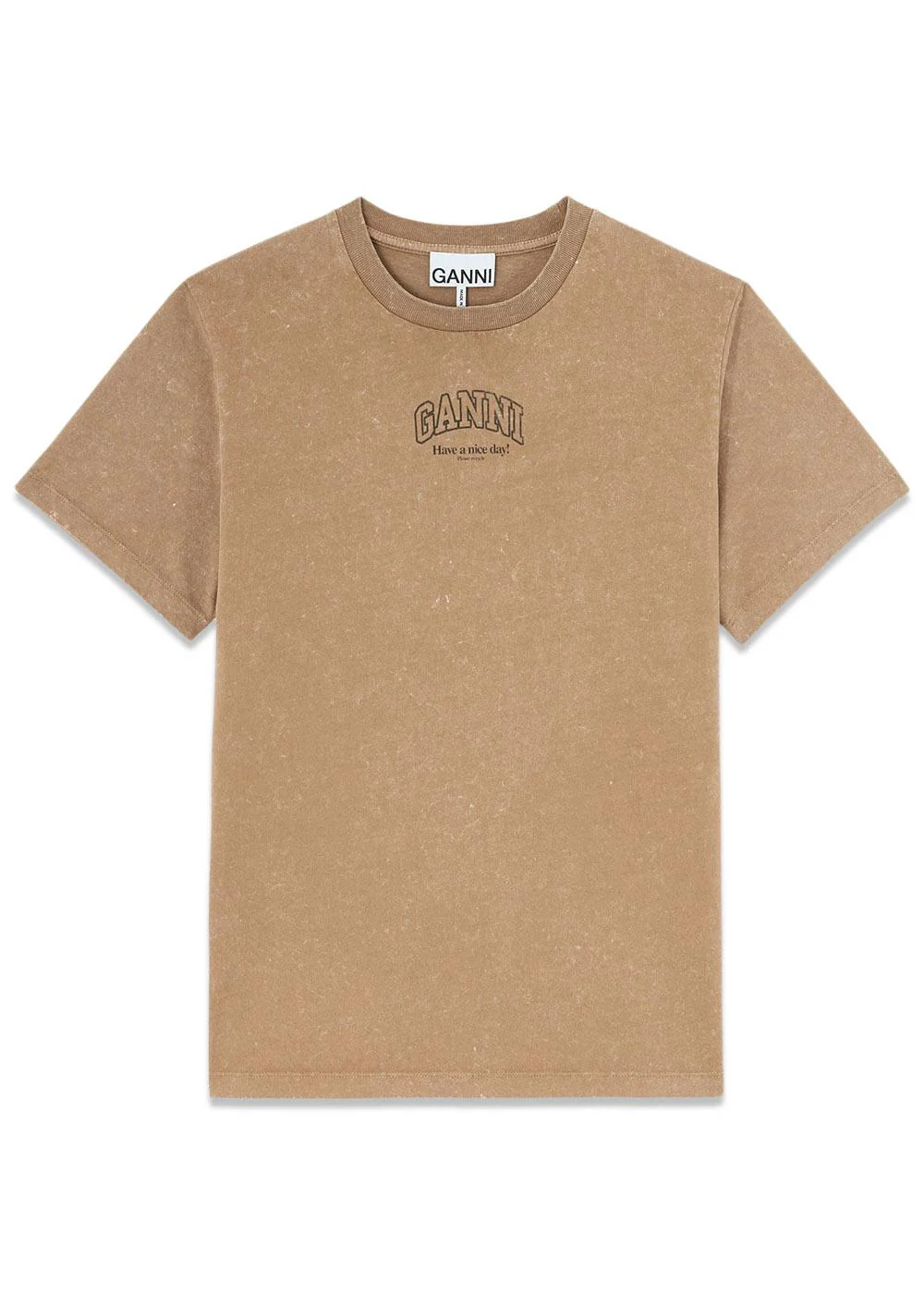 Future Essentials Washed Effect Tee - Coca Mocha