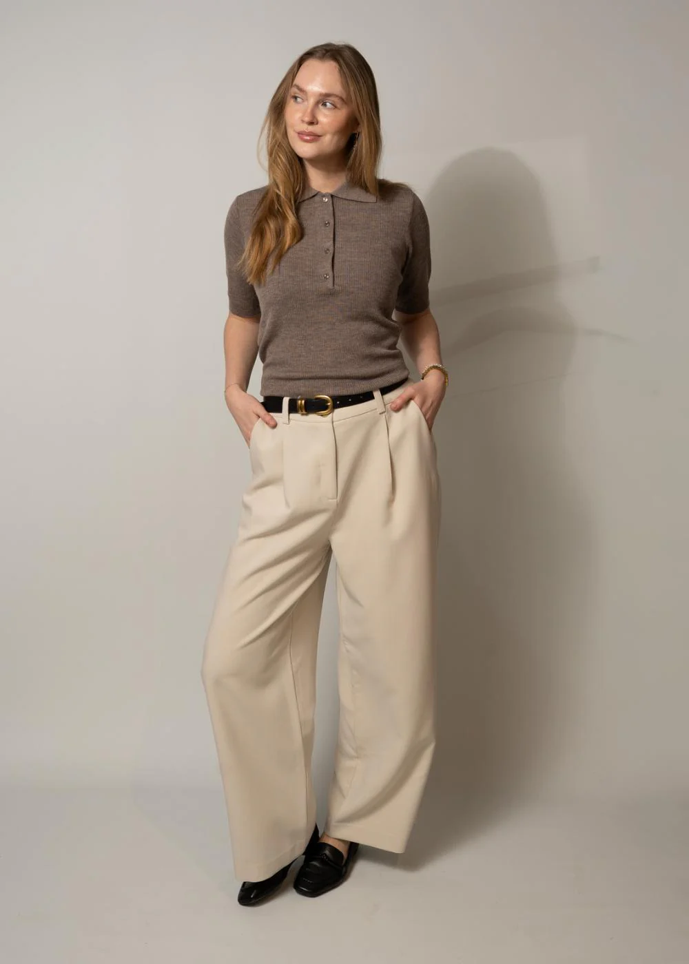 Galemd wide pants - Moonbeam - Image 3