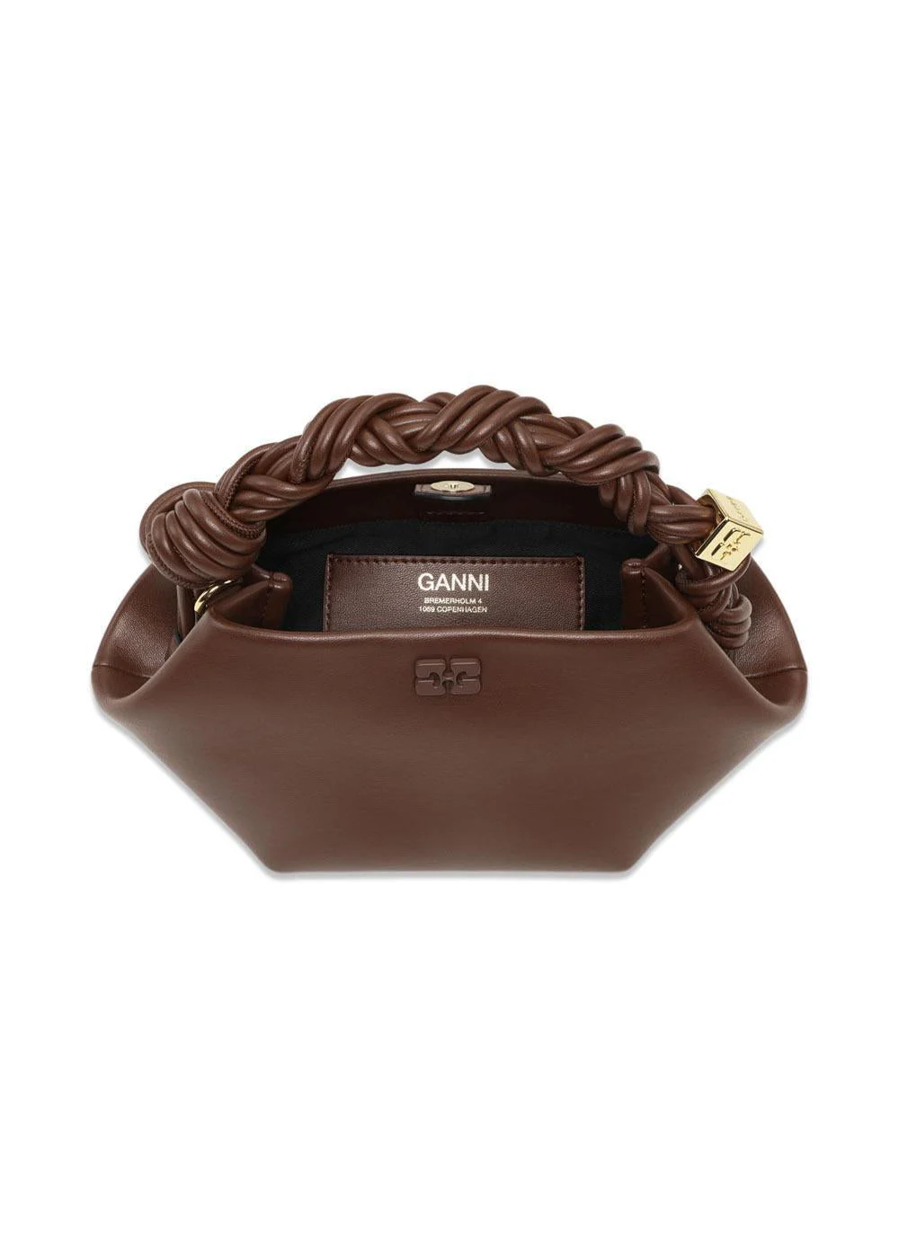 Ganni Bou Bag Mini - Chocolate Fondant - Image 4