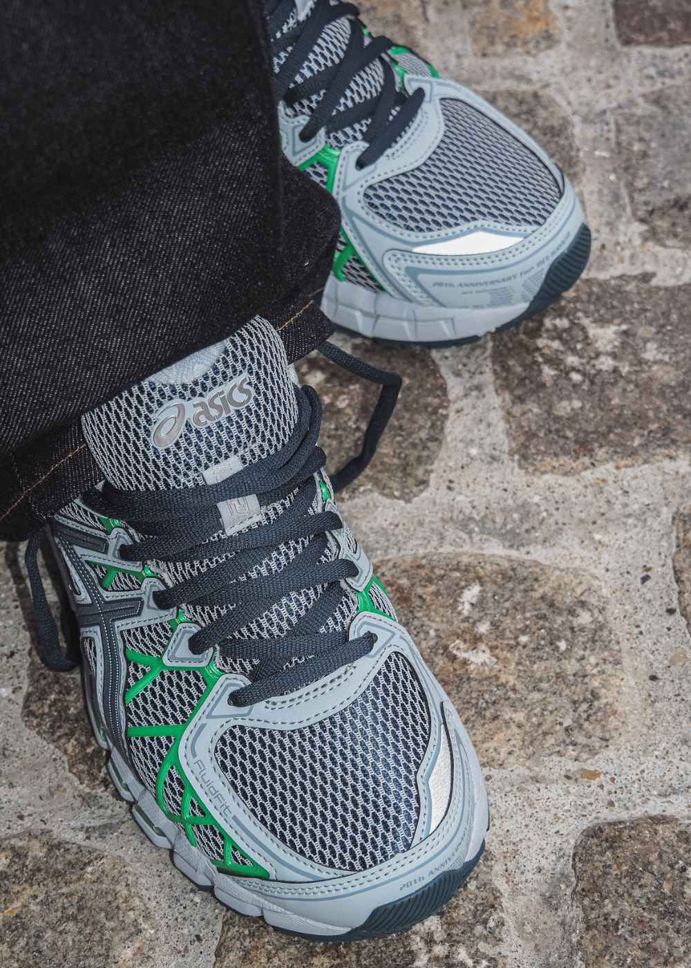 GEL-KAYANO 20 - Storm Cloud/Cilantro - Image 5