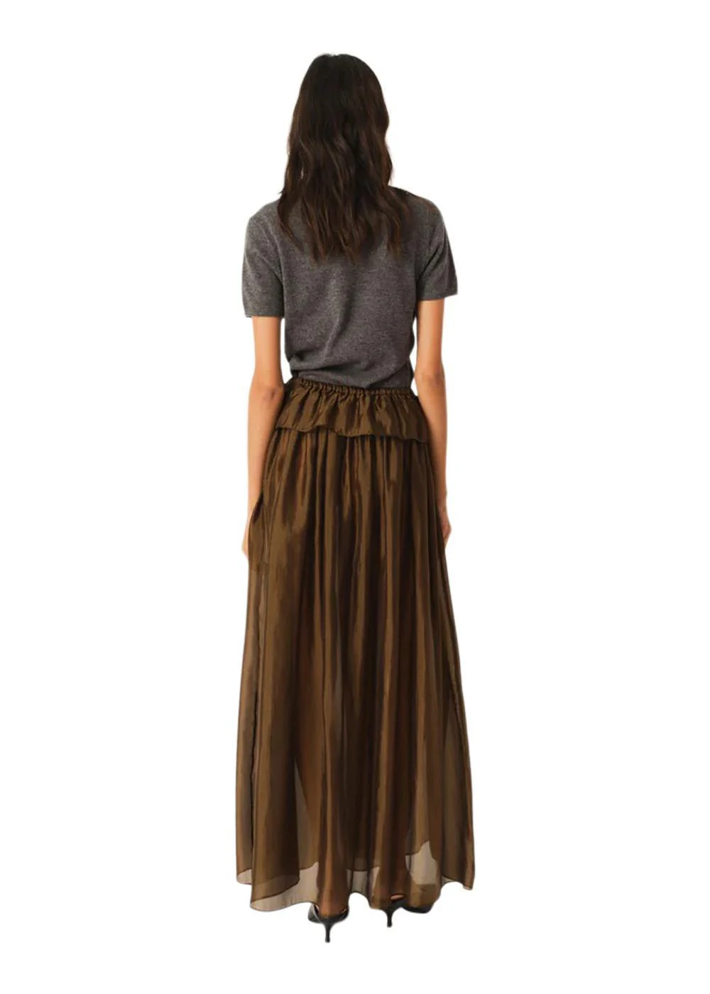 Gilian Maxi Skirt - Espresso - Image 4