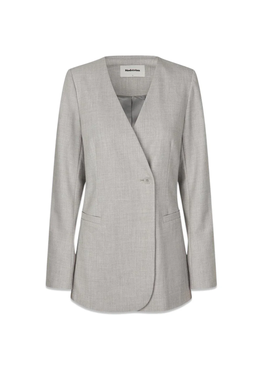 HeartMD fitted blazer - Light Grey Melange Cox