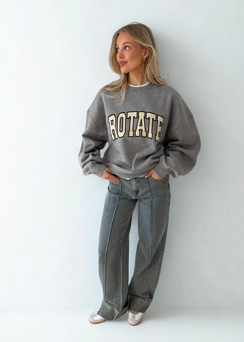 HEAVY SWEAT CREWNECK - Medium Grey Melange - Image 4