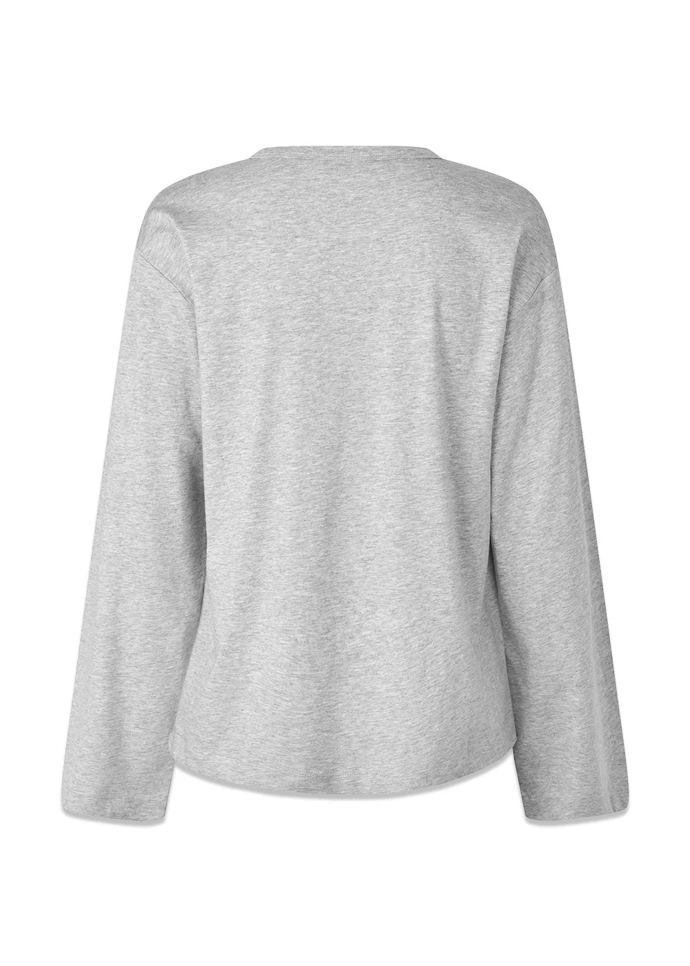 HellenMD LS t-shirt - Grey Melange - Image 4