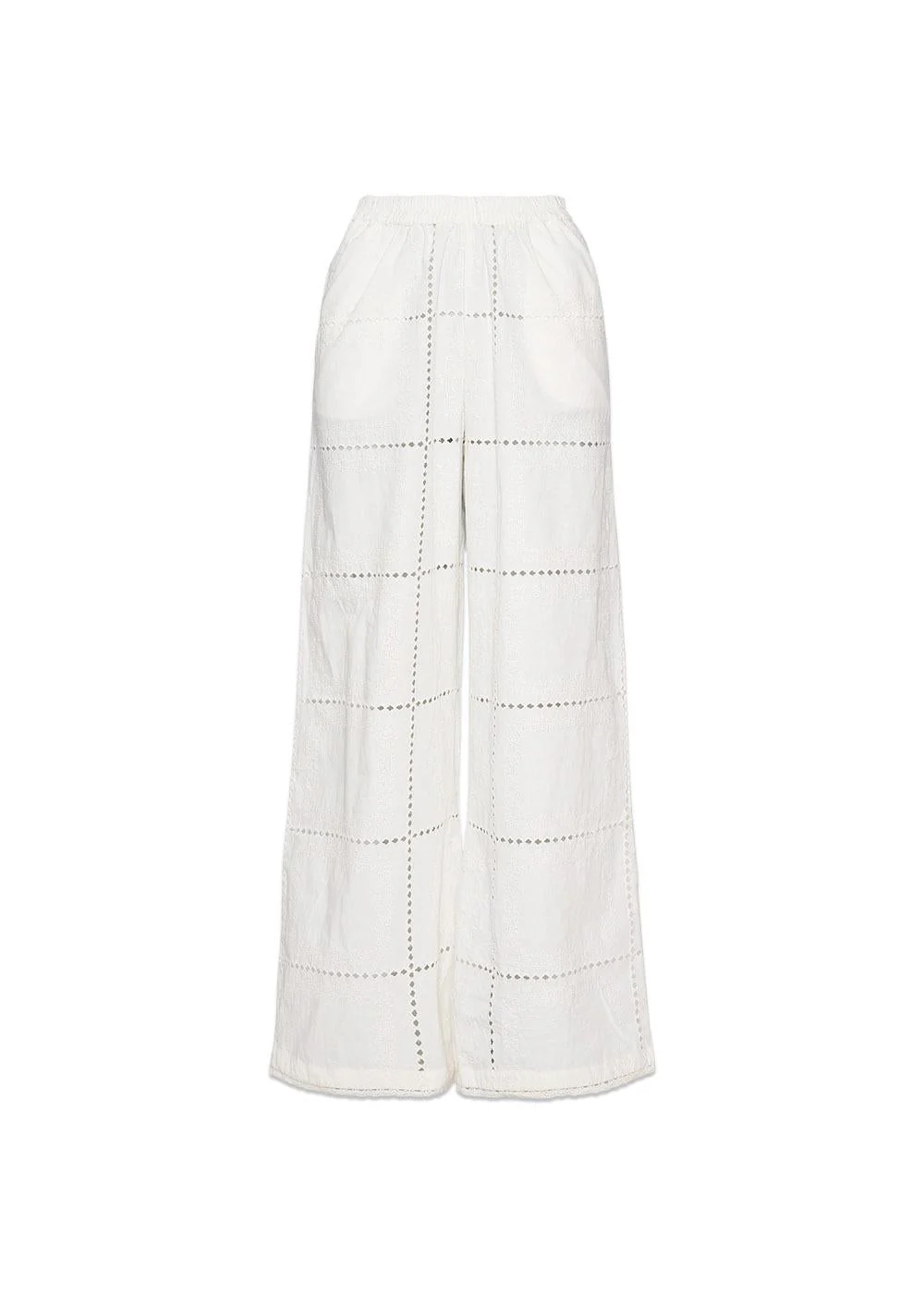 Hilde Pants - White Squares