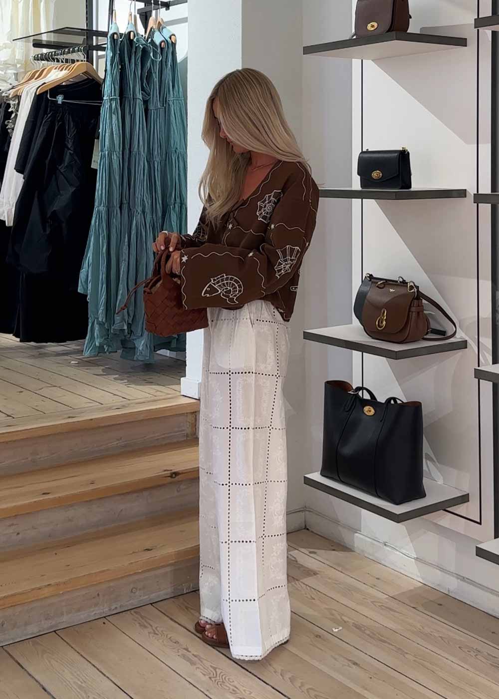 Hilde Pants - White Squares - Image 6
