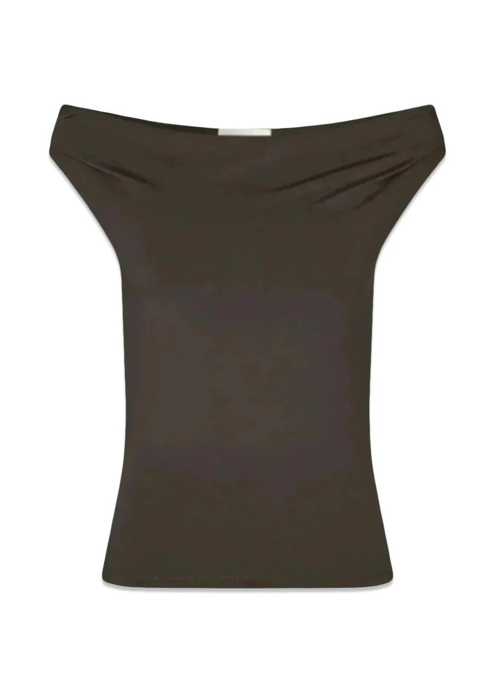 HimaMD off-shoulder top - Seal Brown