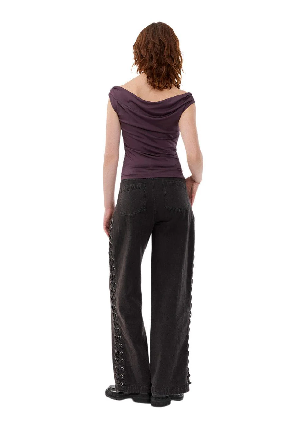 HimaMD off-shoulder top - Winter Bloom - Image 4