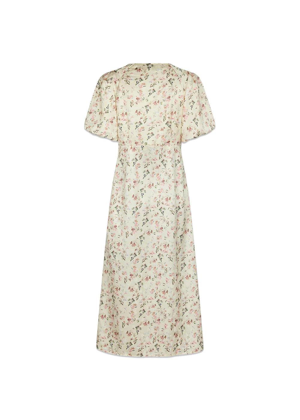 Illana Flower Print Dress - Creme - Image 3