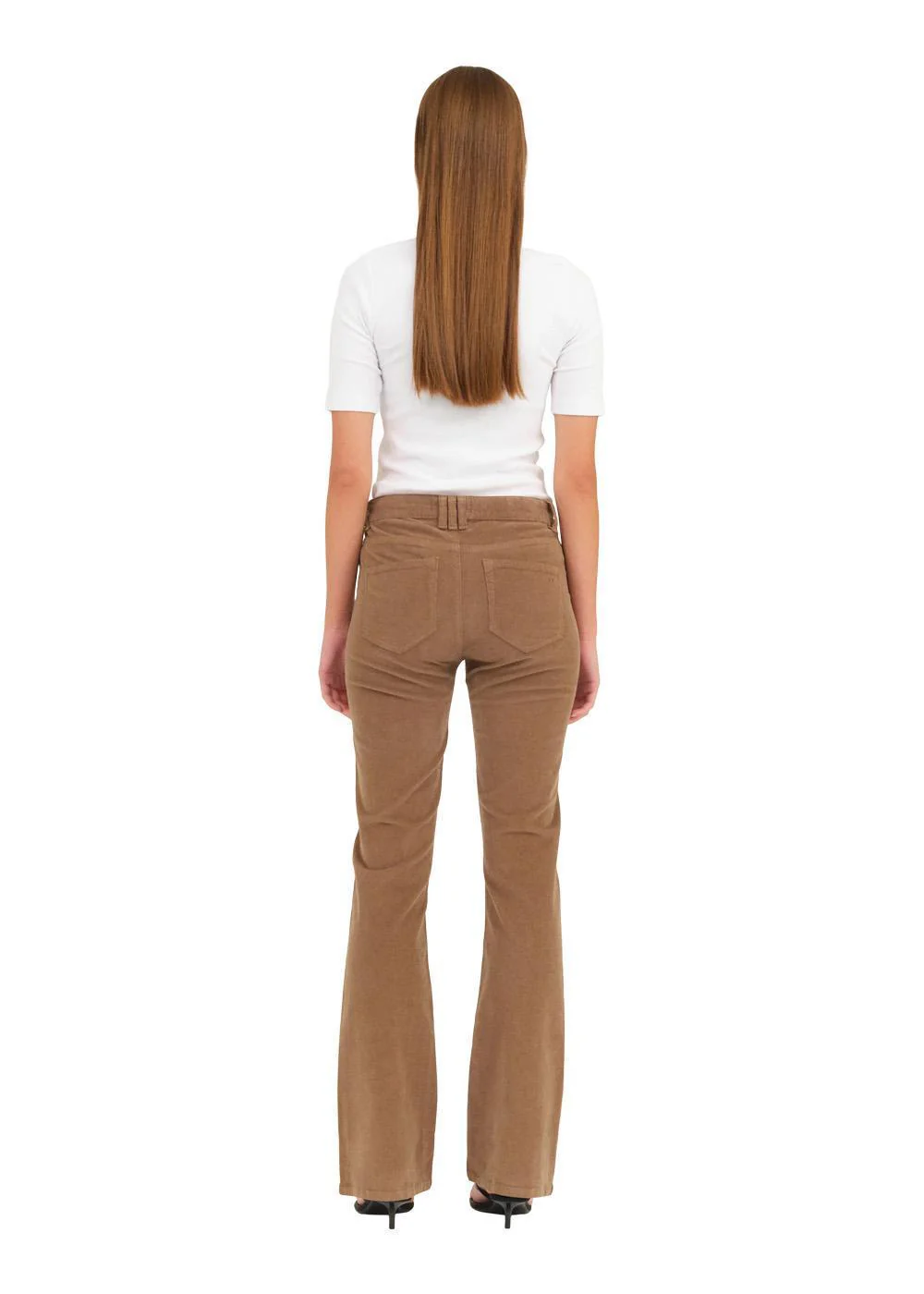 IVY-Tara Jeans Baby Cord - Cool Taupe - Image 3