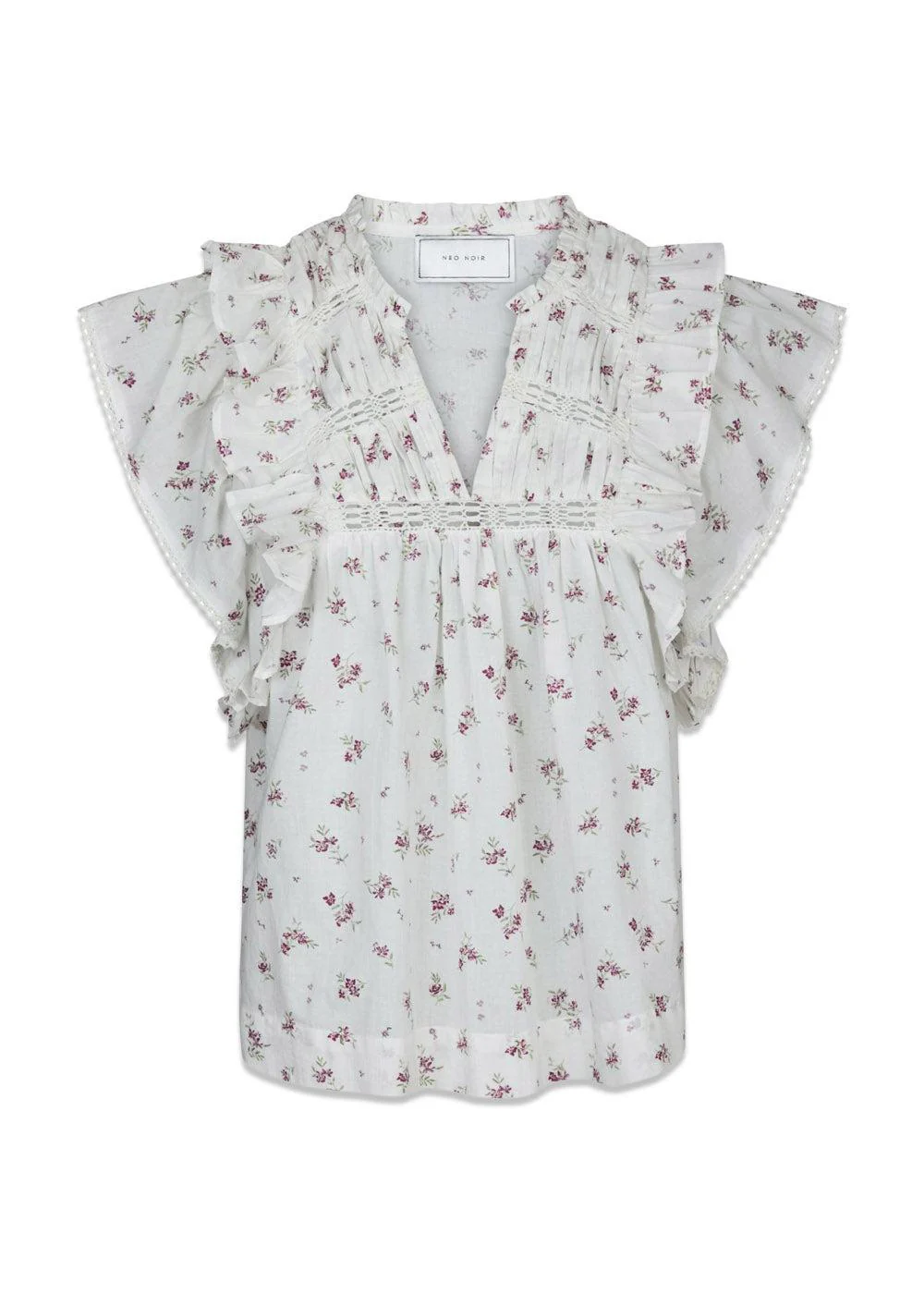 Jayla Small Blossom Top - Creme